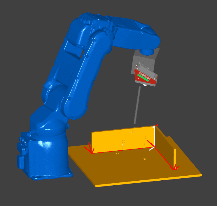 Laser sensing dialog