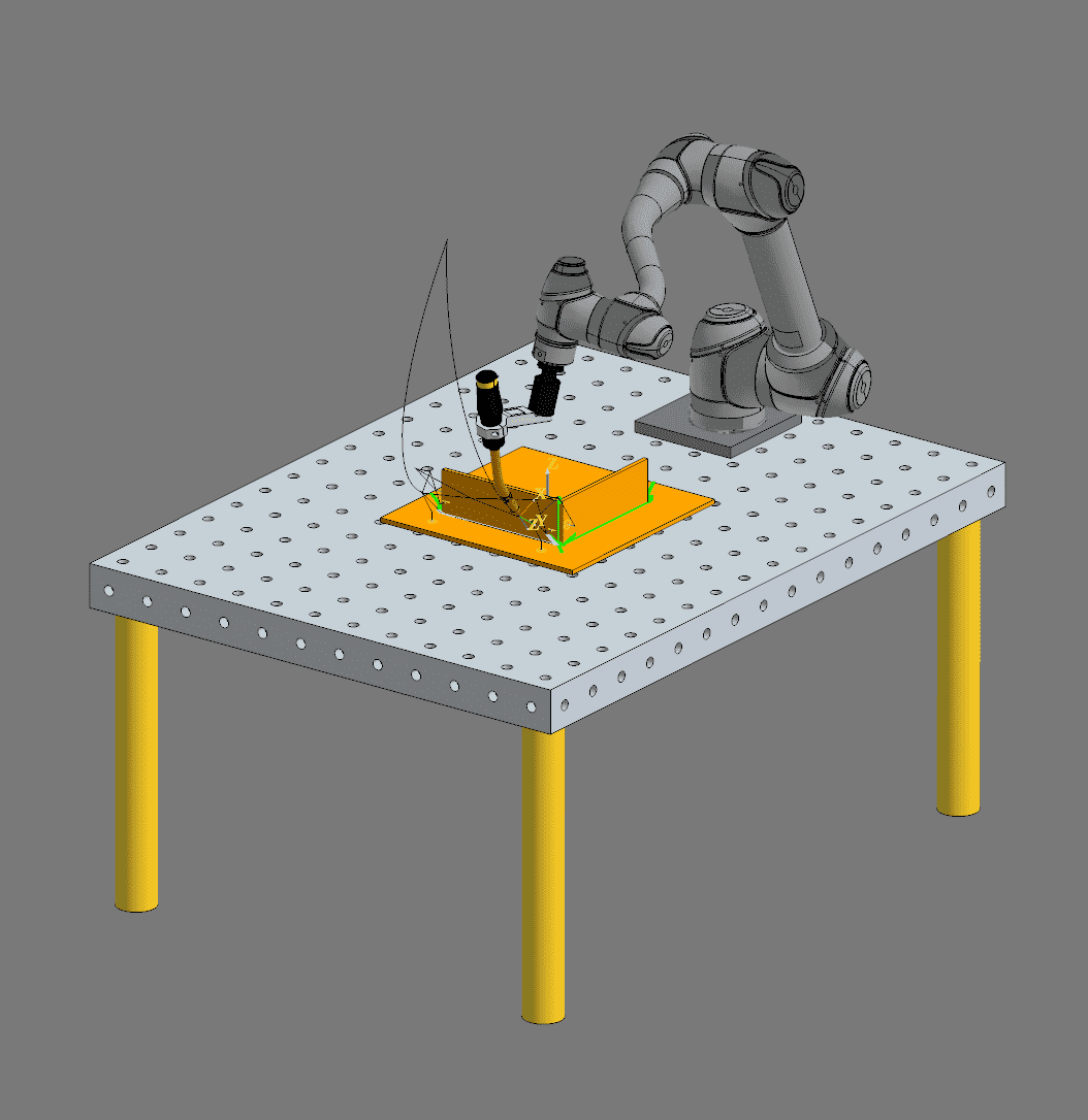 Doosan robot inside Verbotics Weld